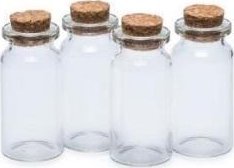 BREWIS Buteleczki szklane 2,2x5cm 4szt