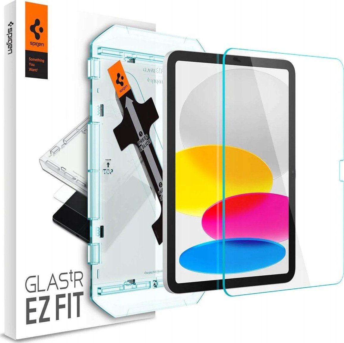 Spigen Szkło hartowane na ekran iPada 10,9 cala GLAS.tR EZ Fit