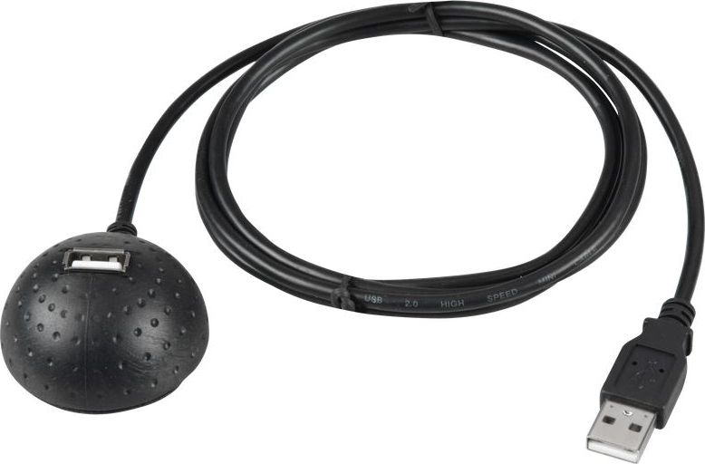 Kabel USB Goobay USB-A - USB-A 1.5 m Czarny (68913)