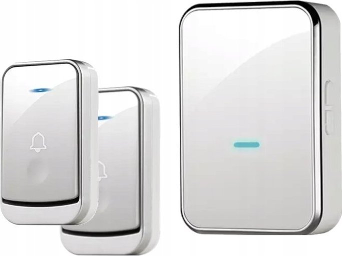 Spreest Dzwonek bezprzewodowy do drzwi + 2x nadajnik IP44