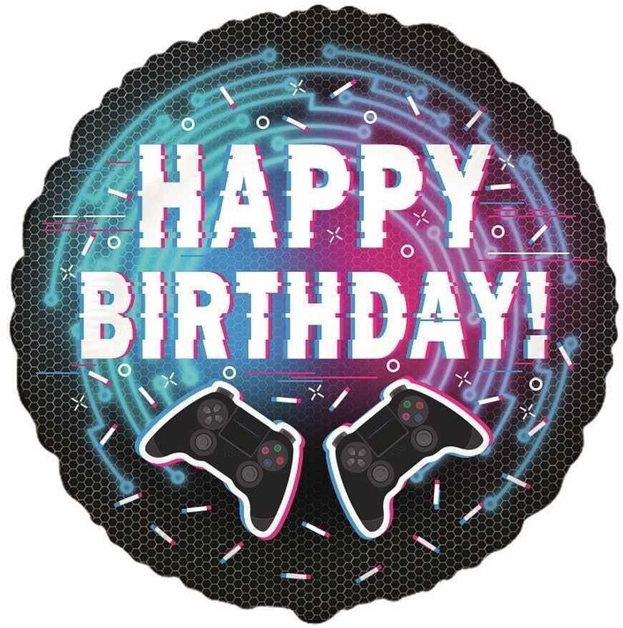 Balon foliowy 46cm Happy Birthday