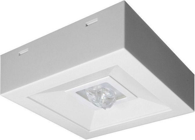 AWEX Oprawa awaryjna LED 3W 1h LOVATO N ECO LED 3W (opt. koryt.) jednozadaniowa biała LVNC/3W/ESE/X/WH - LVNC/3W/ESE/X/WH