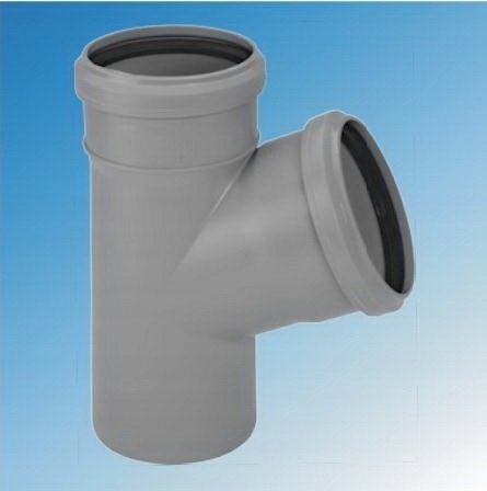 Trójnik kanalizacji wewnętrznej PP 160/110/45 HTEA szary