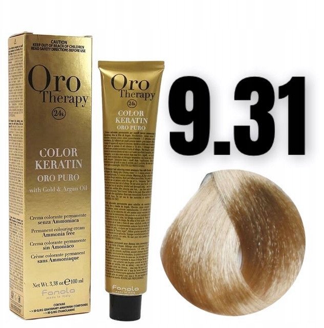 Fanola Oro Therapy Color Keratin Oro Puro 9.31 100 ml