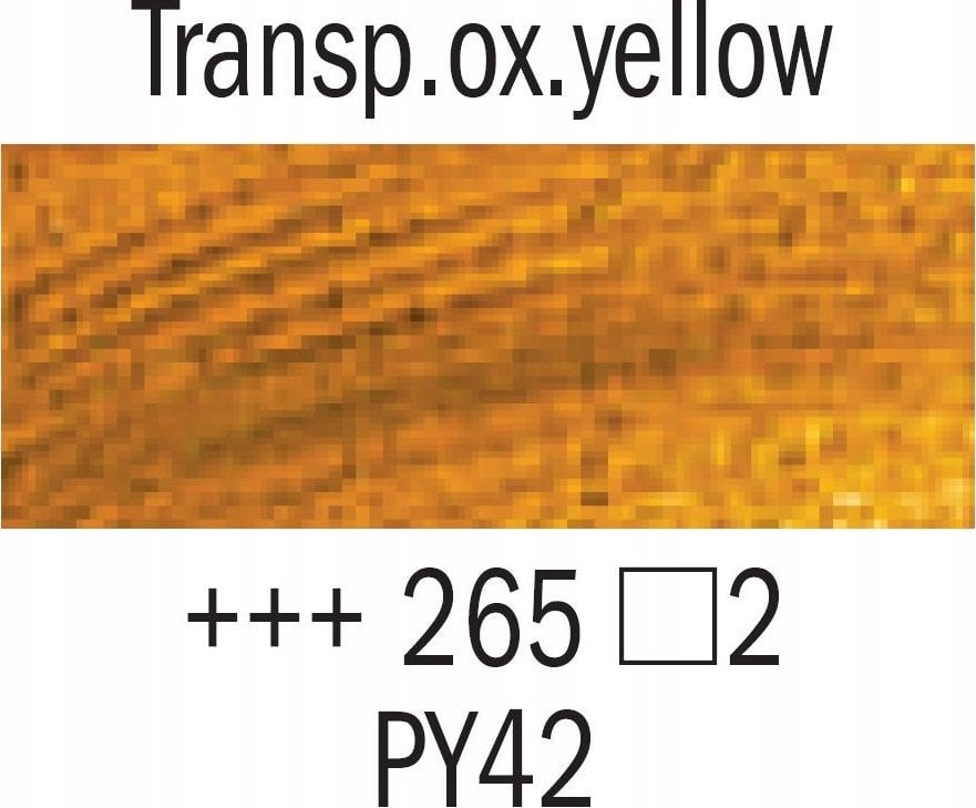 Van Gogh Oil Colour Tube Transparent Oxide Yellow 265