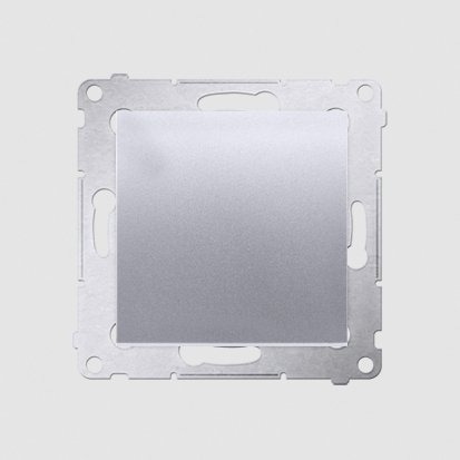 Kontakt-Simon Zaślepka ramki SIMON54 srebrna - DPS.01/43