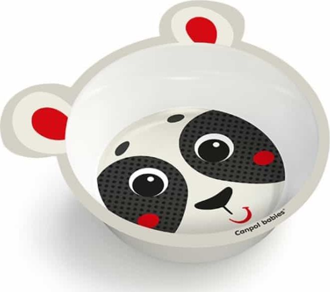 Canpol Canpol Melamina miseczka antypoś. z uszami beżowa