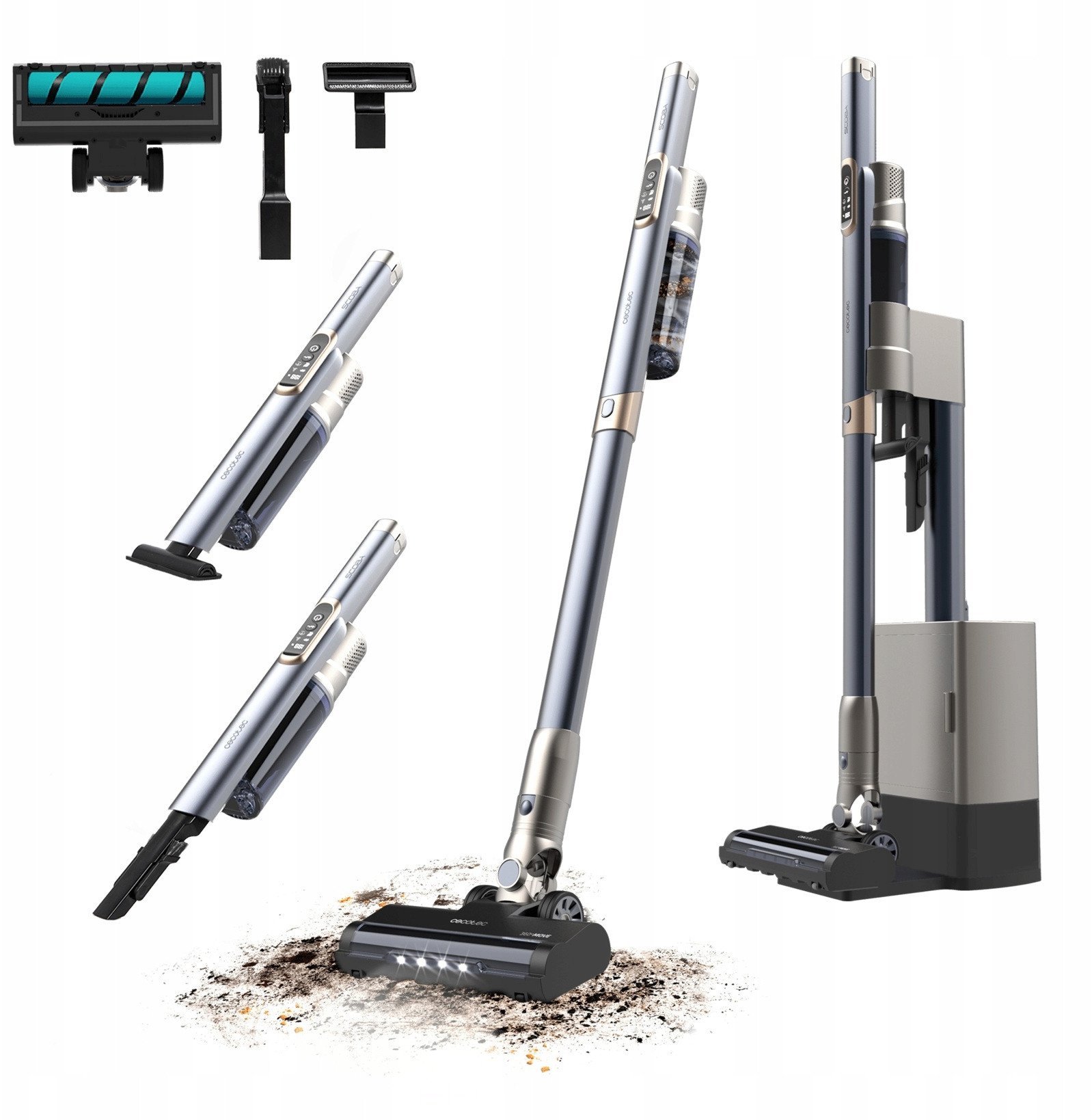 Cecotec Scoba 2100 Station, grey