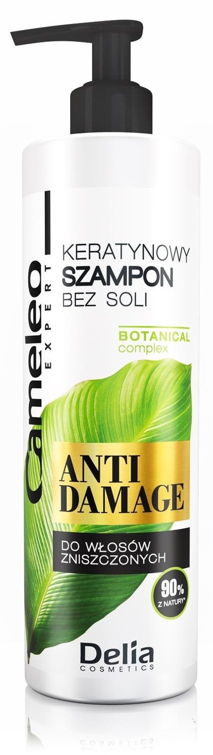 CAMELEO Keratynowy szampon bez soli do włosów zniszczonych 400 ml