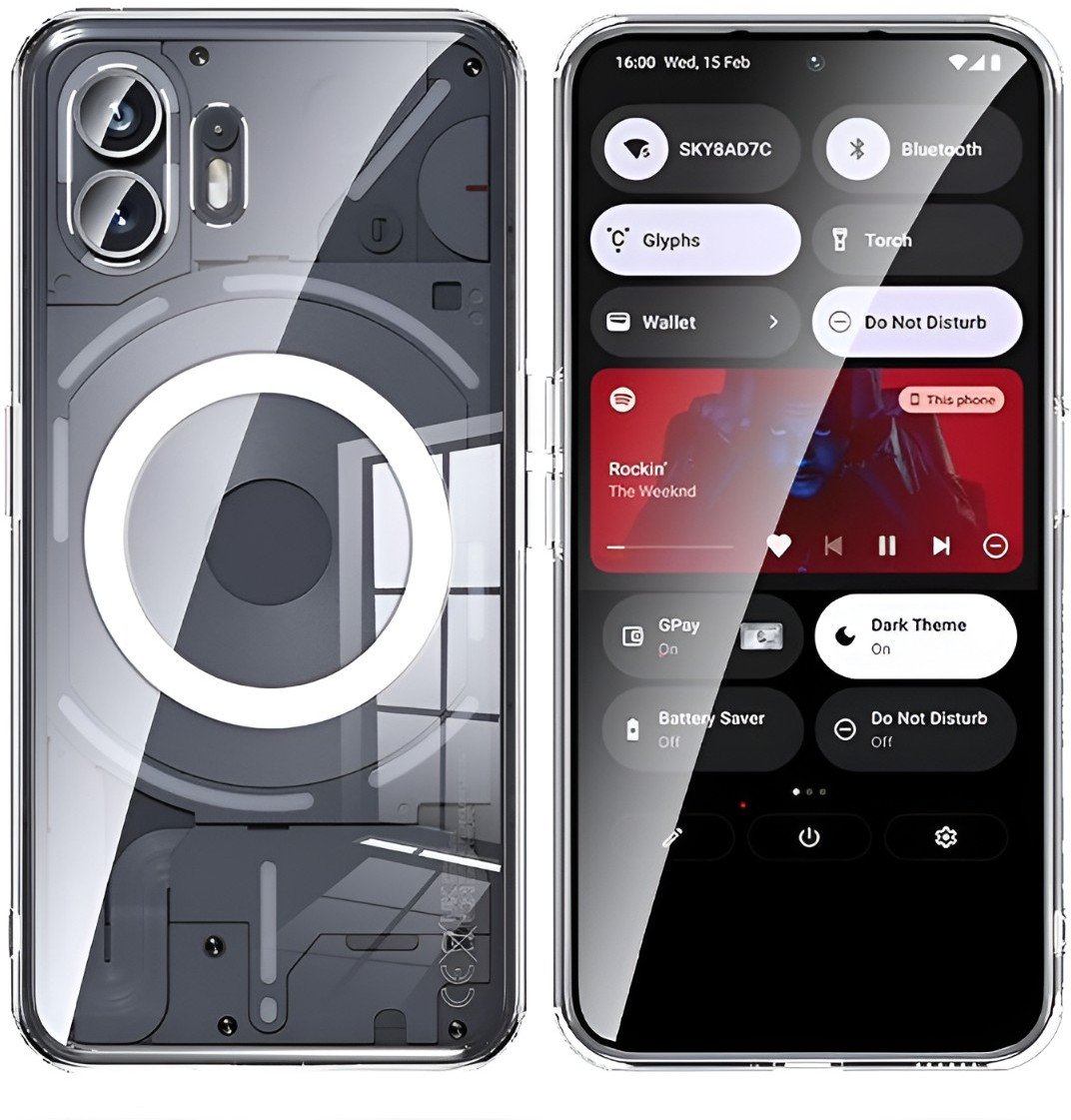 Etui Magnetyczne Supero Magsafe do Nothing Phone 2, przezroczyste