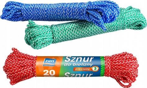 Ravi Sznur do bielizny pleciony 3mm 20mb