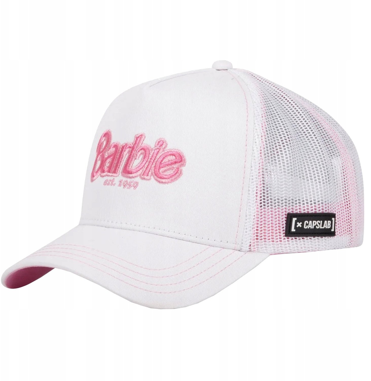 Capslab Trucker Barbie Cap CL-BA1-2-CT-BAR9 białe One size