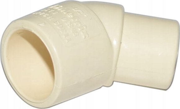 IDMAR Kolanko CPVC nyplowe 45 3/4" system klejony - ciepła woda; CPVCKKW020XKZ020-45.302