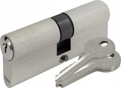 LOB Wkładka do zamka bębenkowa satynowa 30/40 mm + 3 klucze