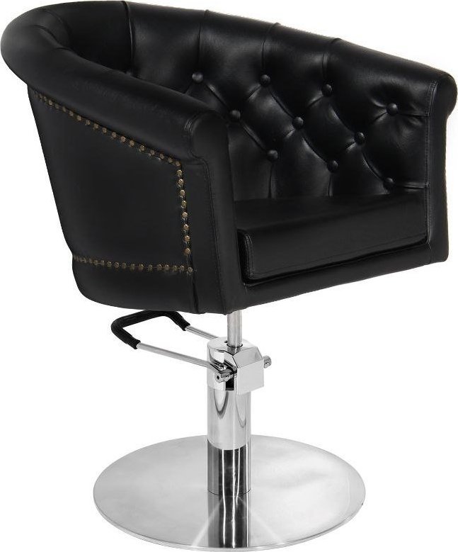 Activeshop Gabbiano fotel fryzjerski Londyn czarny