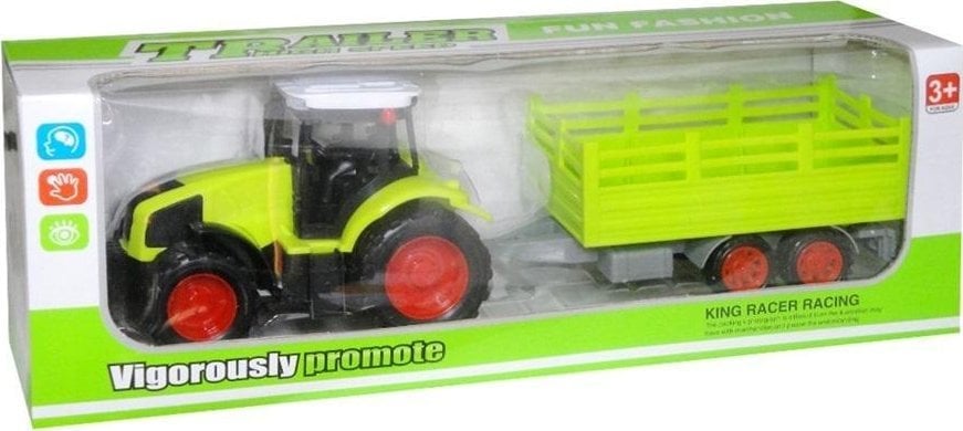 Traktor z przyczepą