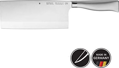 WMF Chiński nóż szefa kuchni WMF Grand Gourmet 31,5 cm, specjalna stal ostrza, nóż kuty, cięcie wydajności, ostrze 18,5 cm