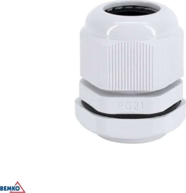 Bemko DŁAWNICA KABLOWA SZARA PG-21 (OPK. 100SZT.)