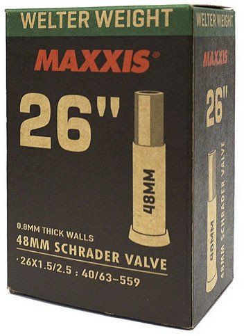 Dętka Maxxis 26x1.5/2.5 TB-MX00037 AV-48 WELTER WEIGHT Uniwersalny