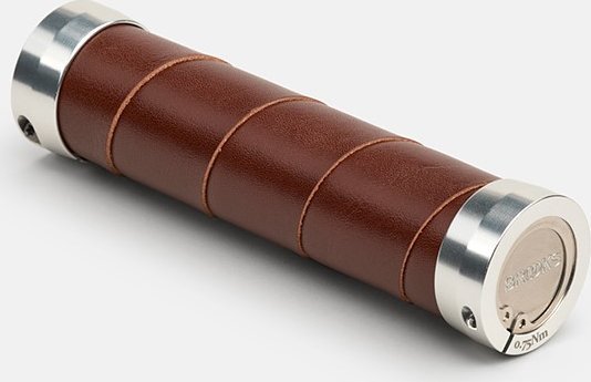 Brooks Chwyty BROOKS SLENDER LEATHER GRIPS, Brown, Rozmiar 130/130 (NEW)