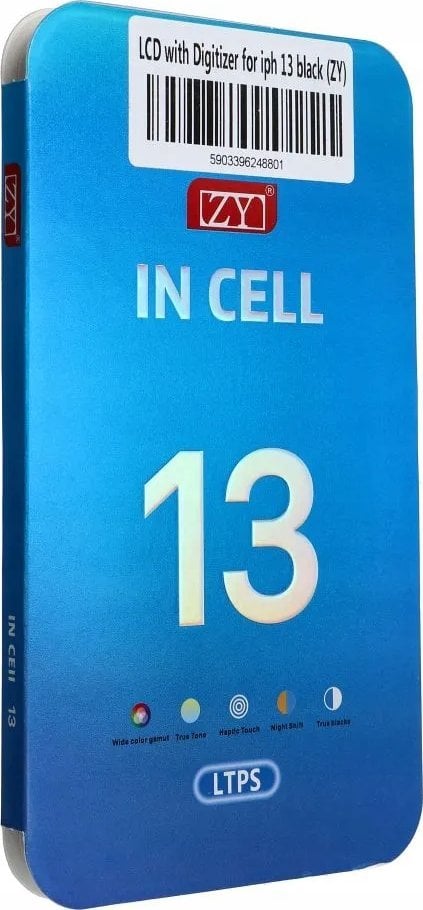 Partner Tele.com Wyświetlacz do iPhone 13 z ekranem dotykowym czarnym (ZY-LTPS) IC Transferable