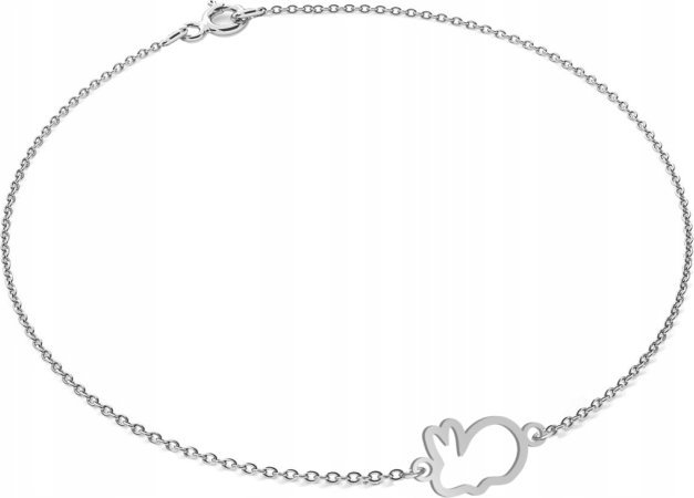 Radziszewska Jewellery Srebrna Bransoletka z KRÓLIKIEM DEDYKACJA GRATIS