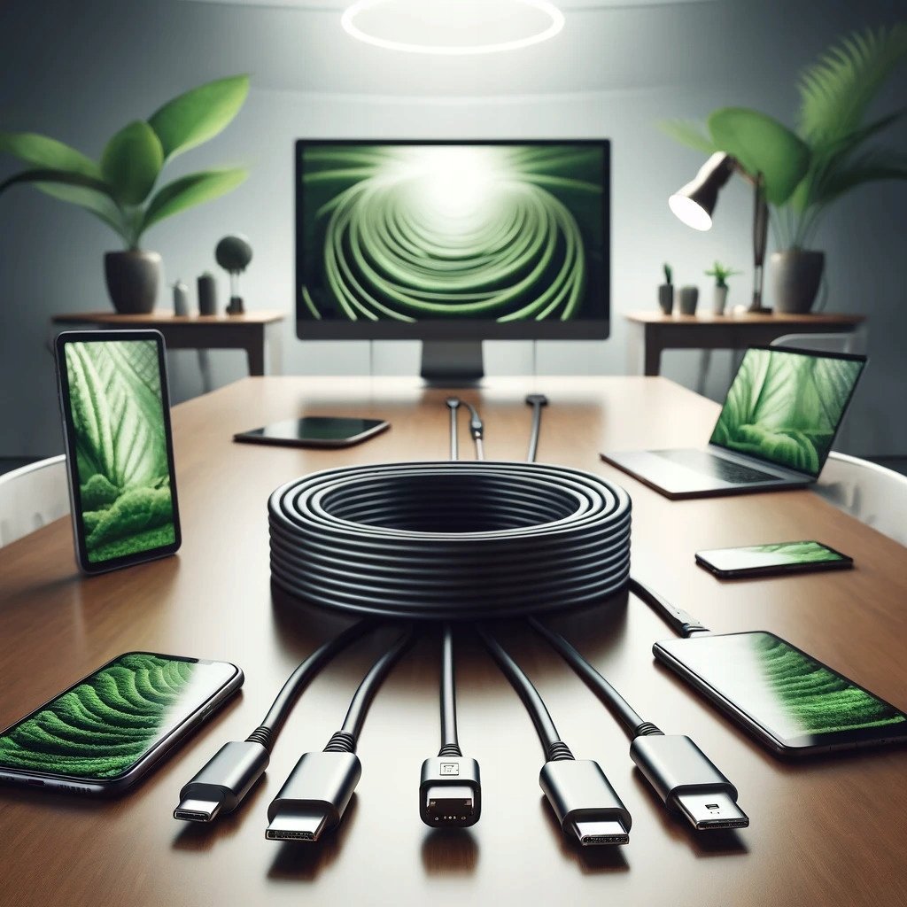 Kabel USB Co2 USB-C - USB-C 1 m Szary