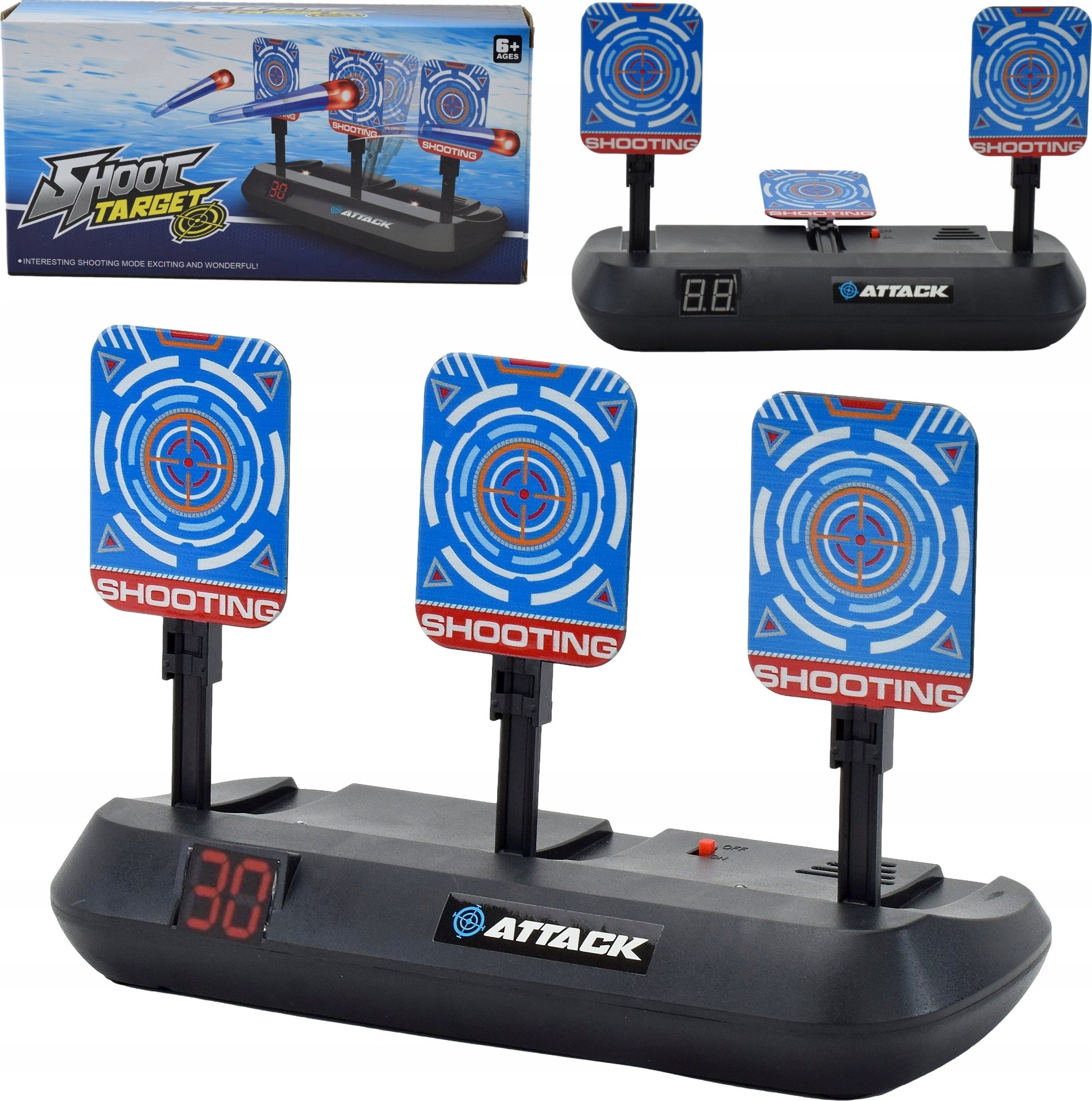 Skleplolki TARCZA ELEKTRONICZNA NERF STRZELNICA AUTOMATYCZNA 3699 / 89-301B