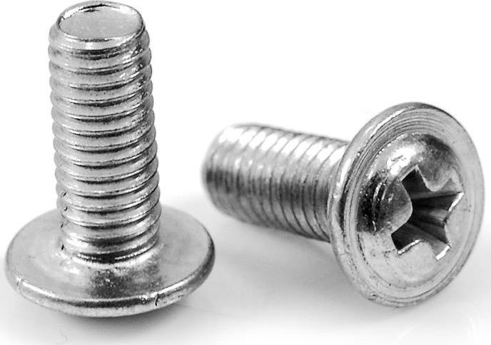 Śruba koszyka bidonu M5x10 mm- 2 sztuki, wgłębienie krzyżakowe uniwersalny