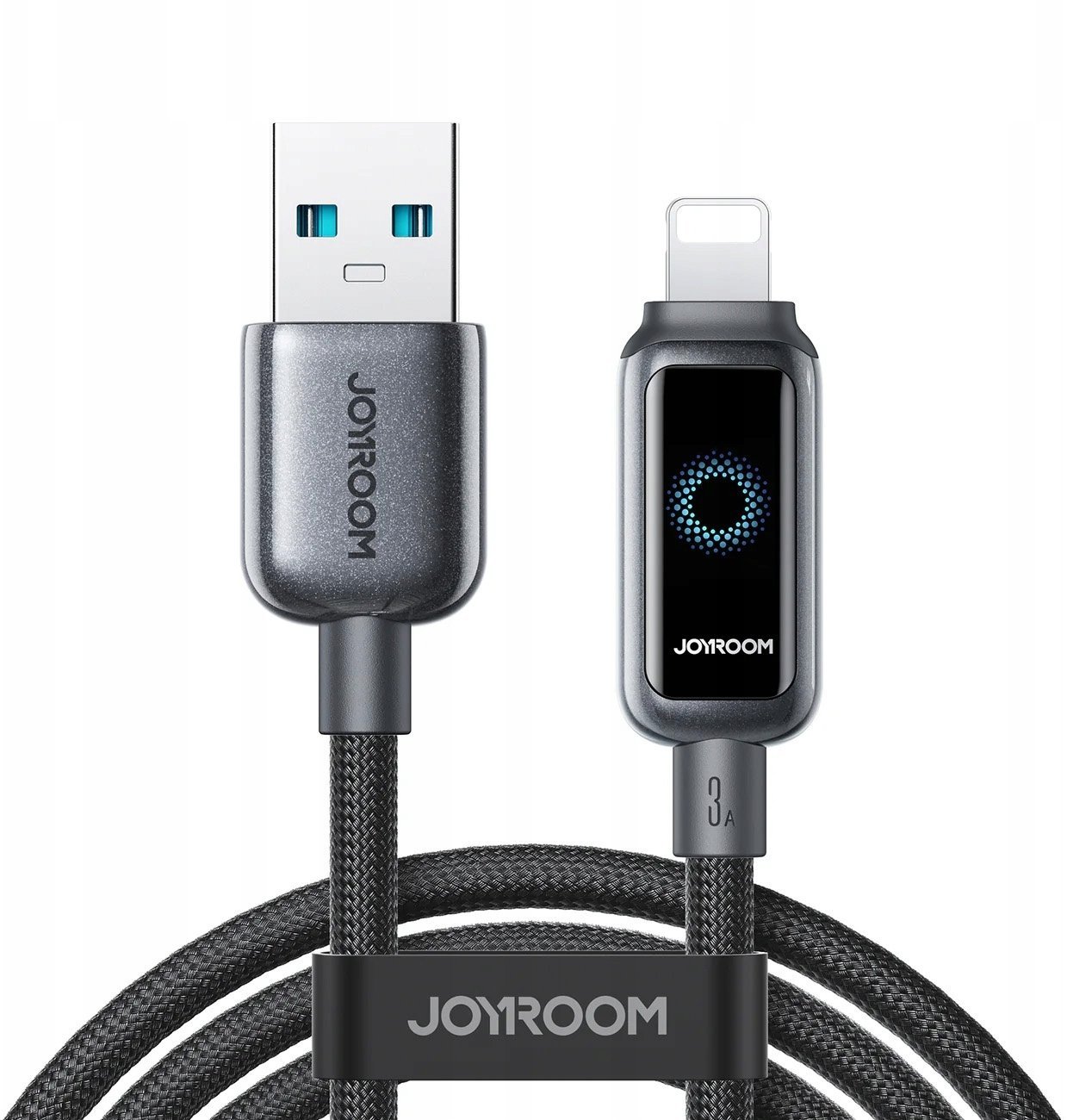 Joyroom Kabel S-A55 StarFlight 3A USB-A - Lightning 1,2m - czarny