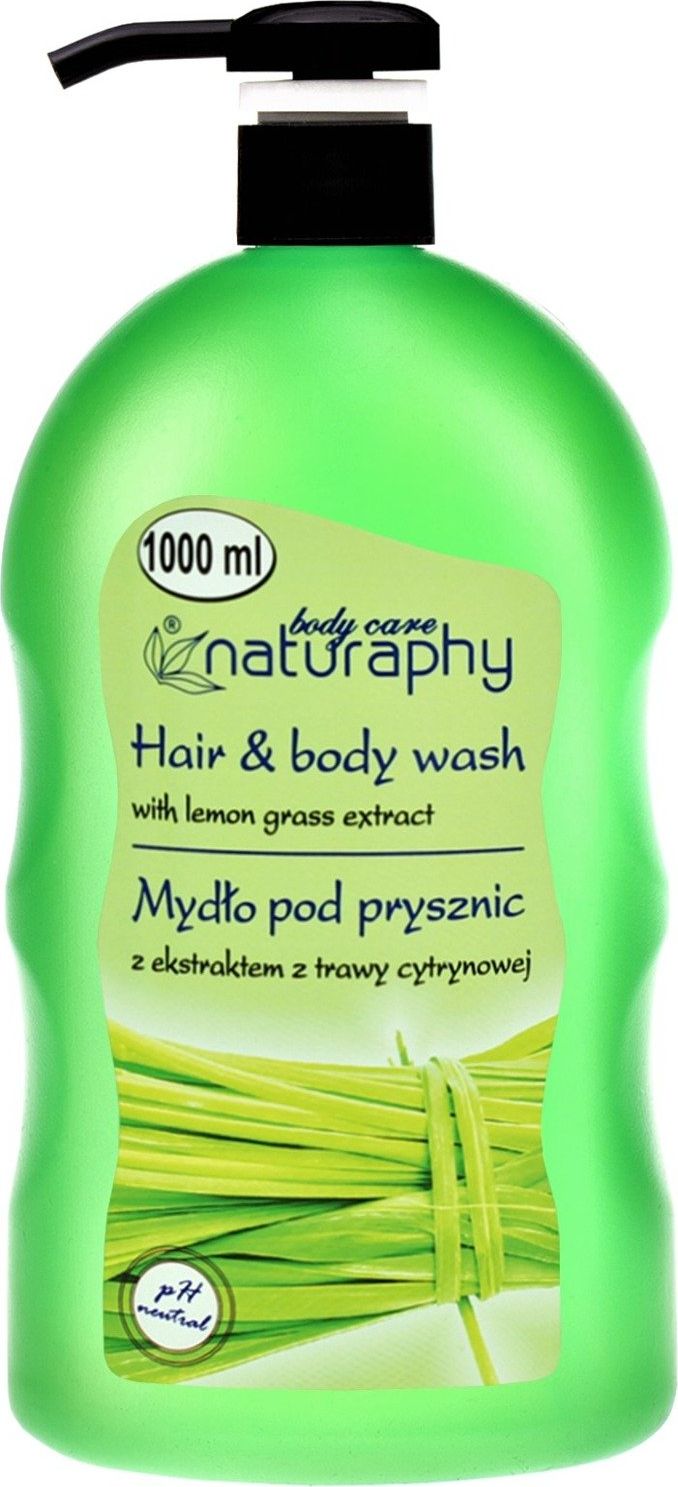 BluxCosmetics Mydło pod prysznic z ekstraktem z trawy cytrynowej 1L