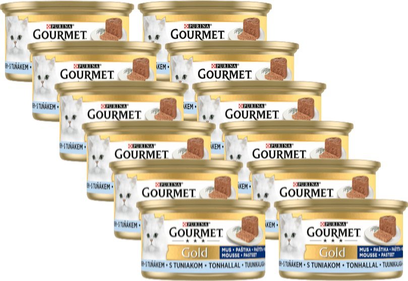 Purina Purina Gourmet Gold mus z tuńczykiem 12x85g