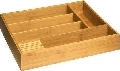 5five Organizer na sztućce bambusowy, 5 przegródek, 38 x 28 cm