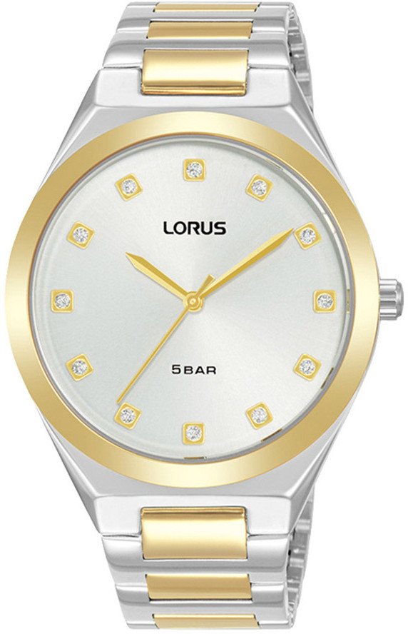 Zegarek damski Lorus RG202WX9 CYRKONIE srebrny