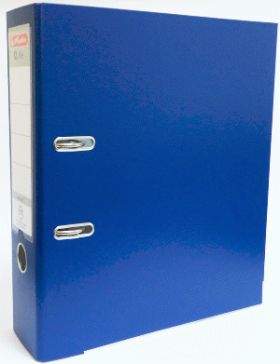 Segregator Herlitz dźwigniowy A4 80mm niebieski (0011167418)