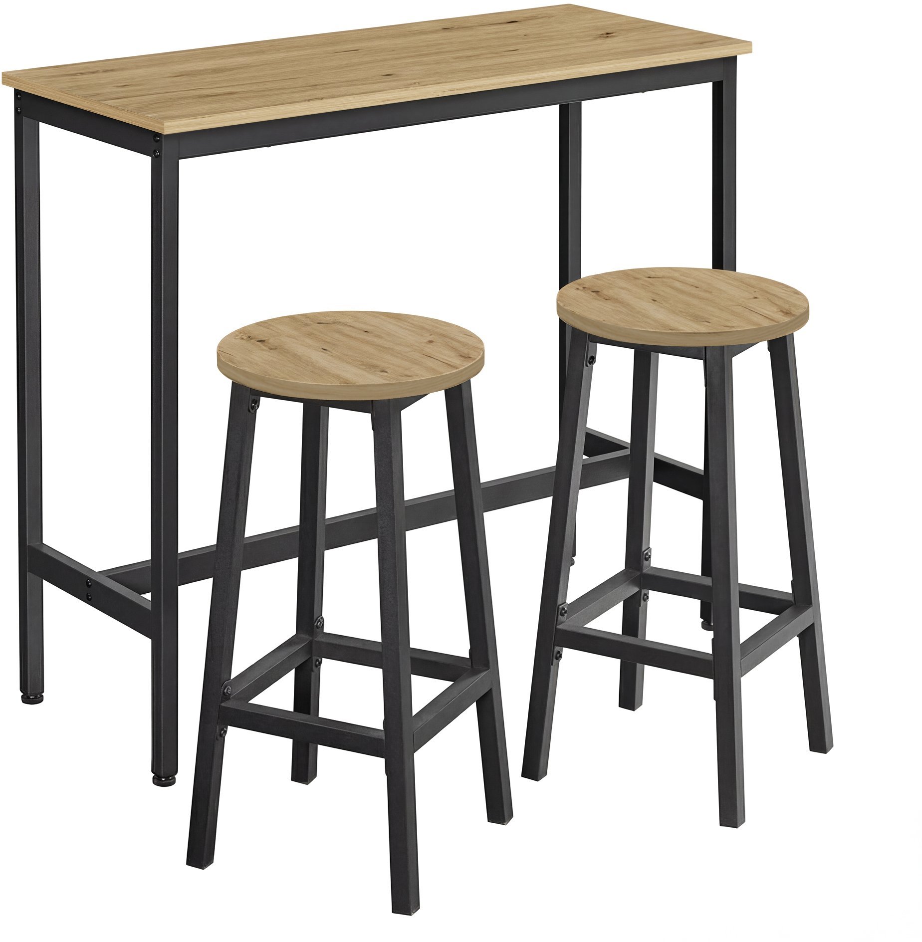 Stół Barowy + 2 Taborety - artisan - LBT219B88