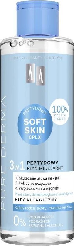 AA Pure Derma Peptydowy płyn micelarny 3w1 200ml