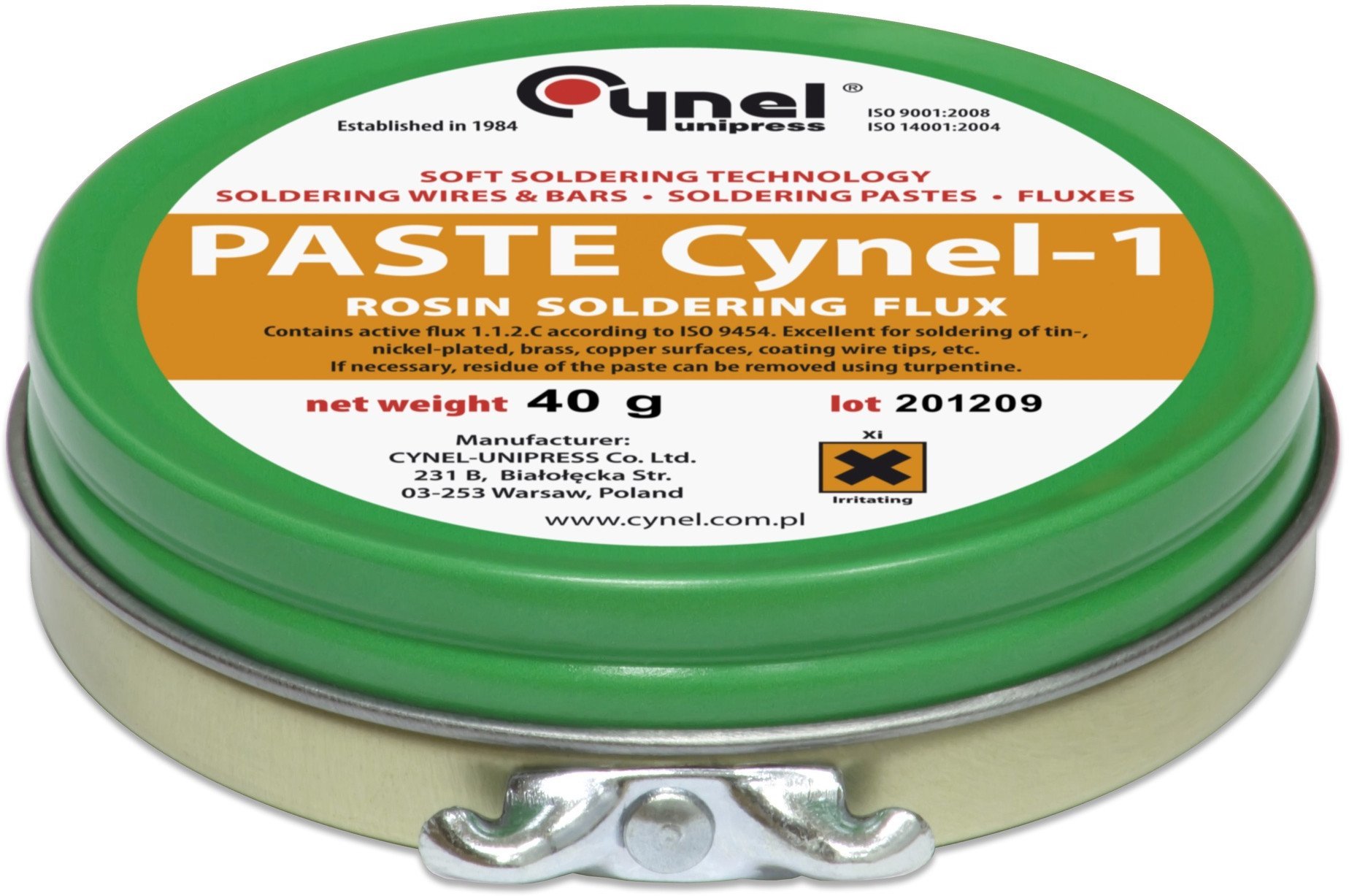 PASTE SOLDERING PASTE CYNEL-1 40 G