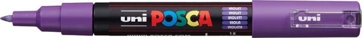 Uni MARKER PLAKATOWY UNIWERSALNY POSCA PC-1M FIOLETOWY
