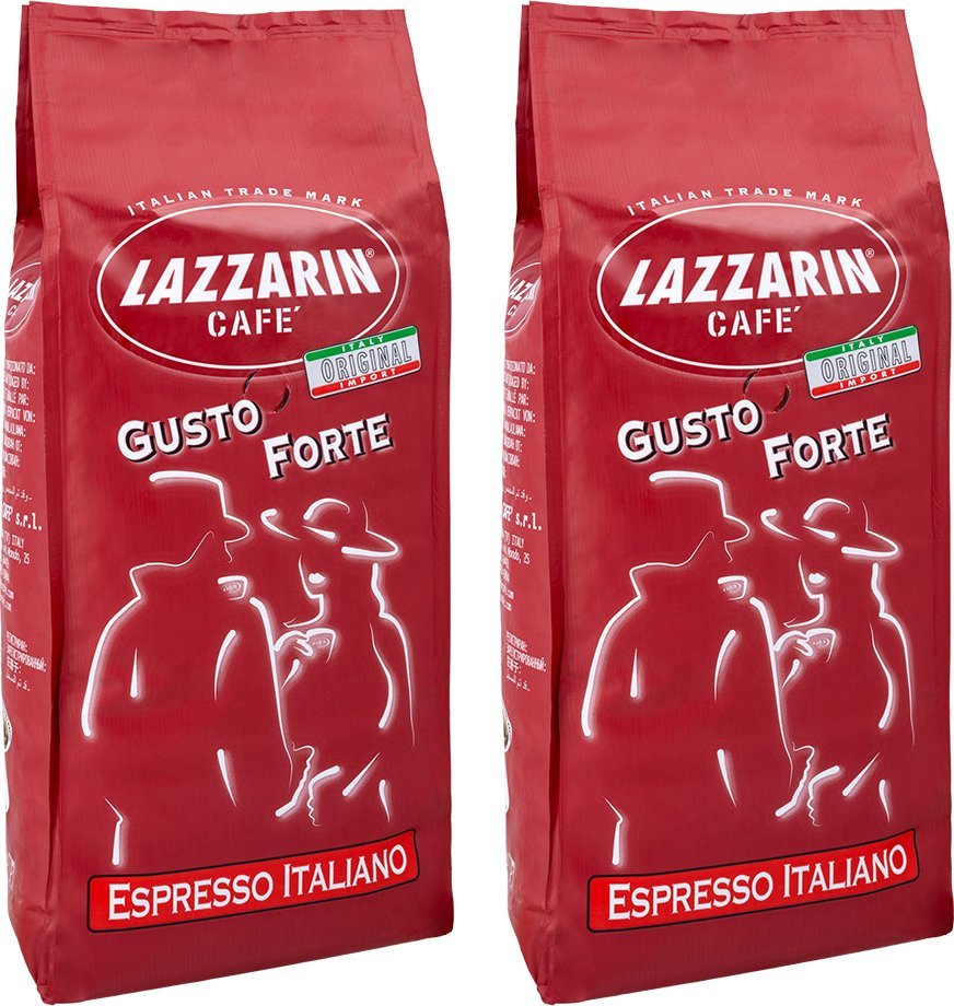 Kawa ziarnista Lazzarin Kawa ziarnista 2x 1kg Lazzarin Gusto Forte