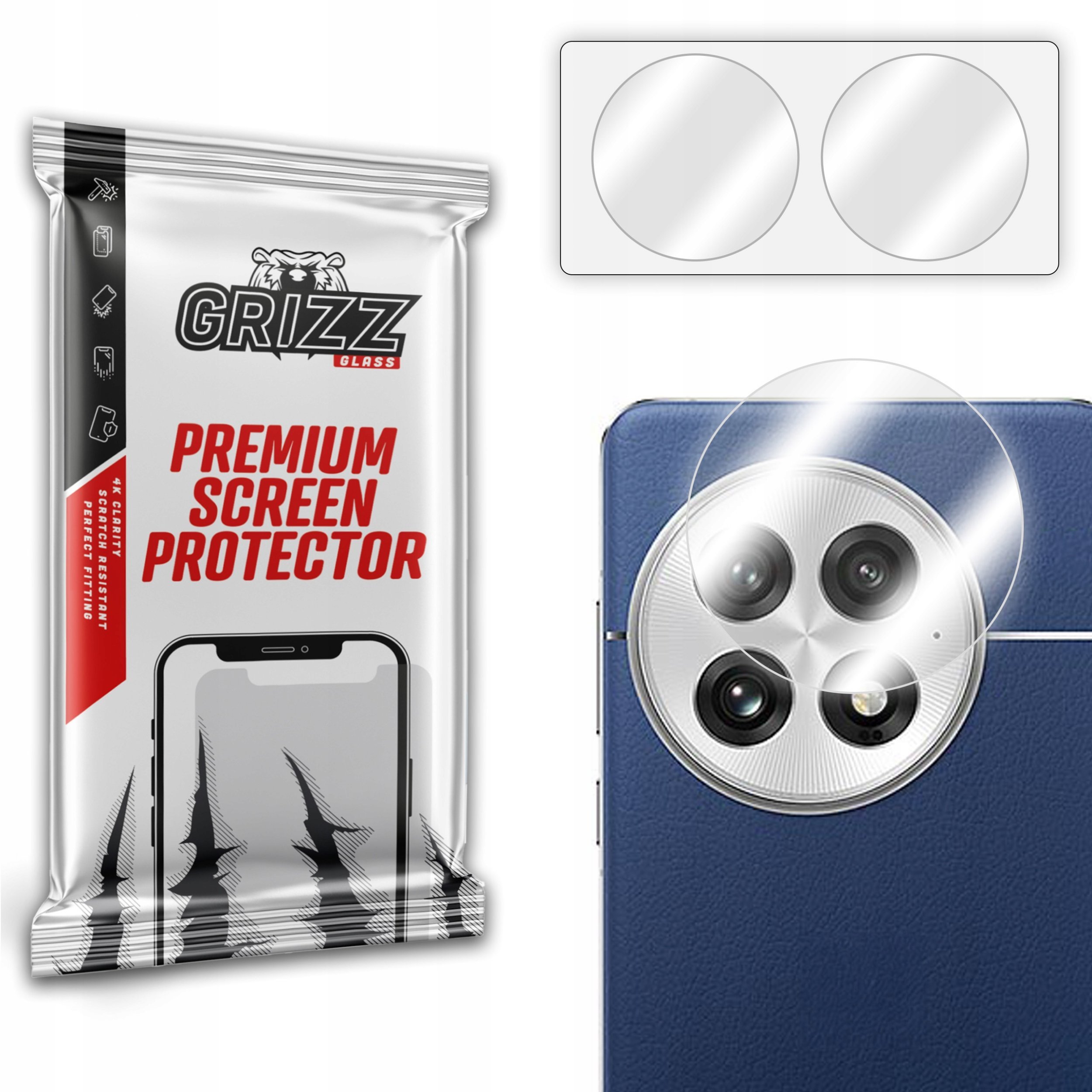 Szkło na aparat GrizzGlass HybridGlass Camera do OnePlus 13