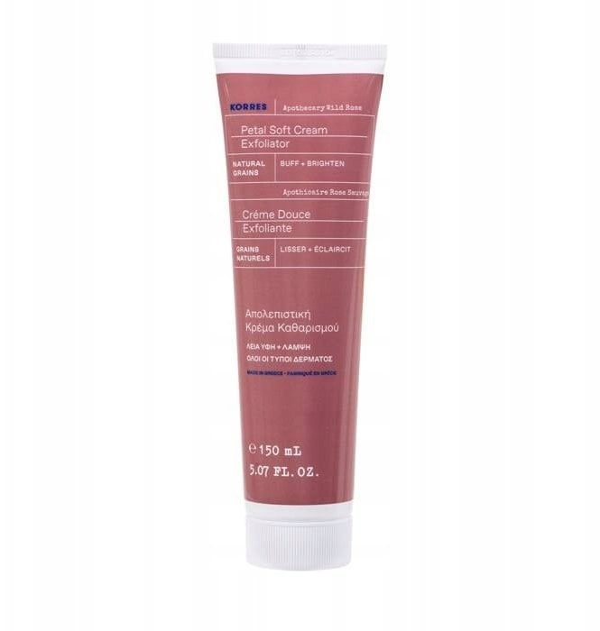 Korres PETAL SOFT exfoliating face cream, 150 ml