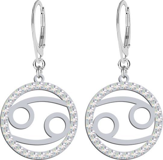 Radziszewska Jewellery Kolczyki Rak Znak Zodiaku srebro925