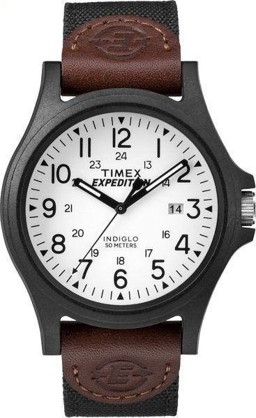 Zegarek Timex TW4B08200 Acadia Expedition męski brązowy męski