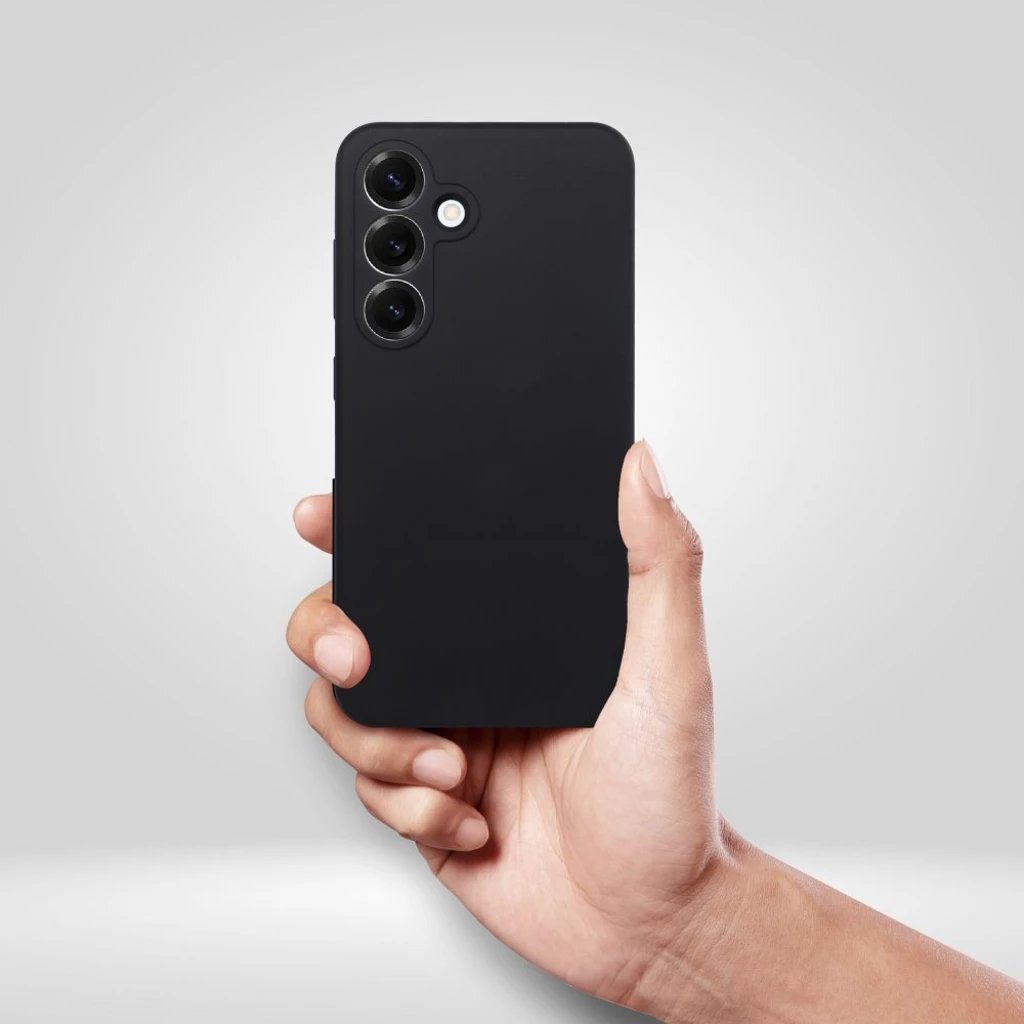 Futerał SILICONE 2mm do SAMSUNG S25 Edge kompatybilny z MagSafe czarny