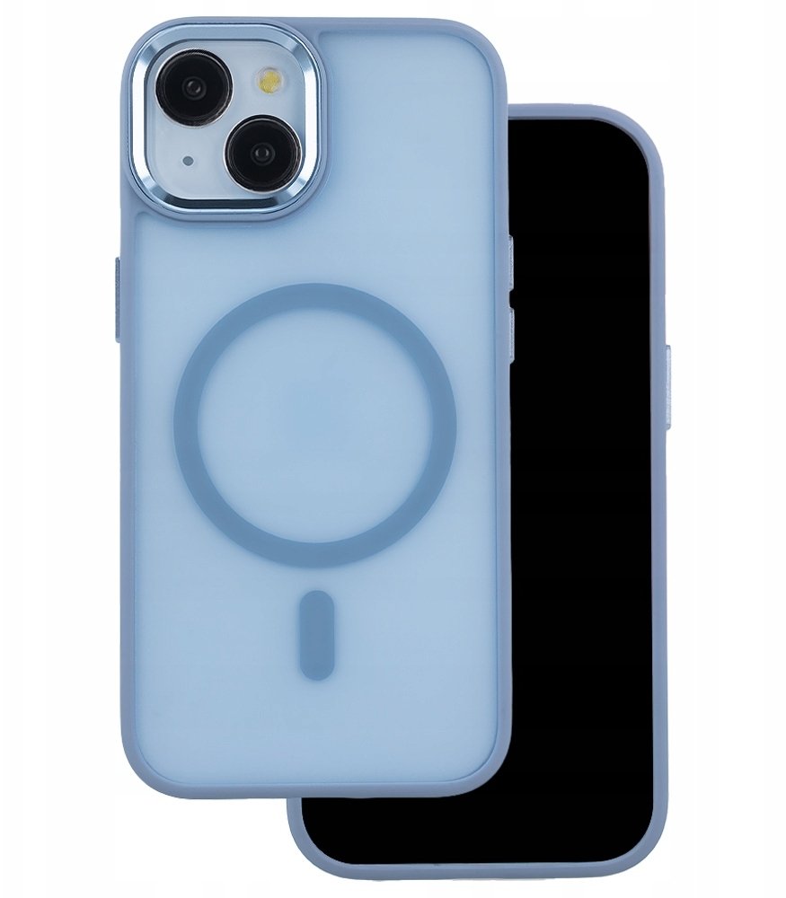 Nakładka Frozen Mag do iPhone 12 / 12 Pro 6,1" jasnoniebieska