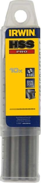 Wiertło Irwin do metalu HSS walcowe 5,5mm 10szt. (10502286)