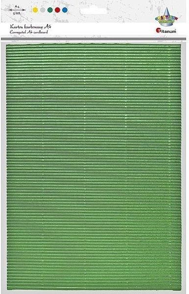 Titanum Karton karbowany A4 5 kolorów metalizowanych mix