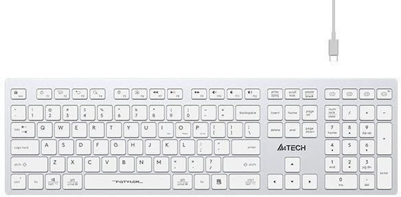 Klawiatura A4Tech FBX50C (FBX50C-WH)