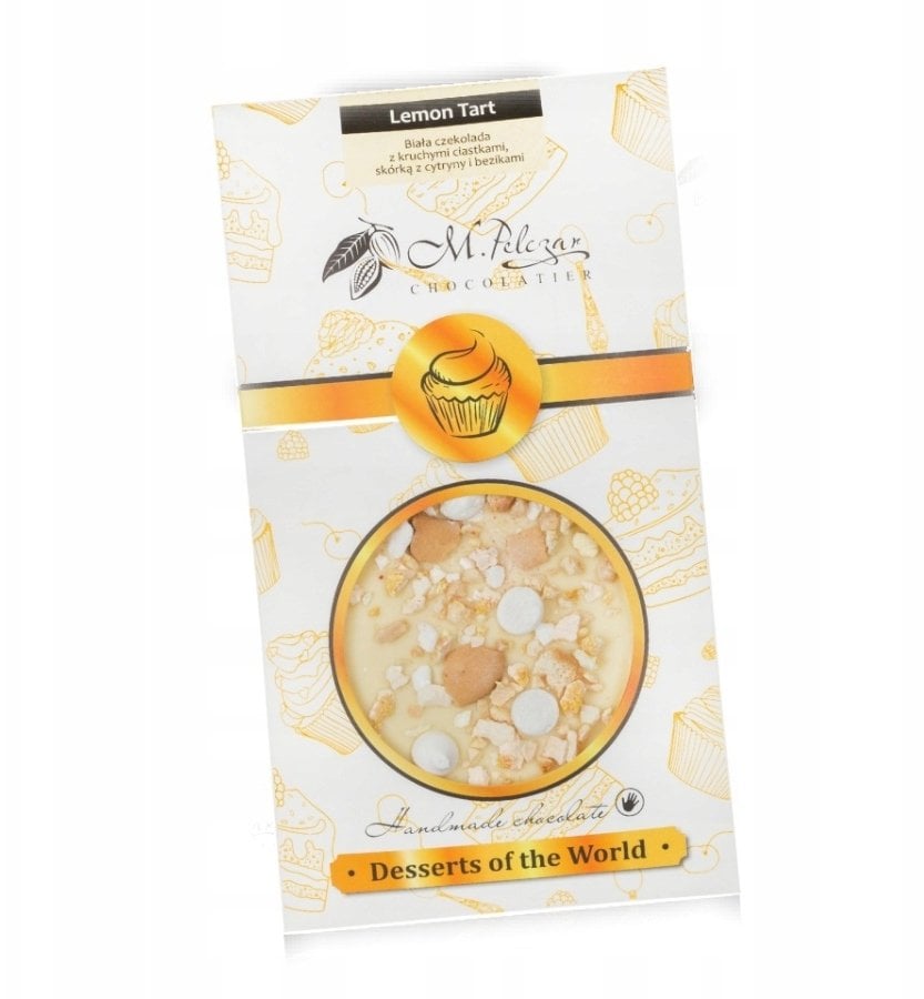 M.Pelczar Chocolatier Biała czekolada Desery Świata - Tarta cytrynowa 50g